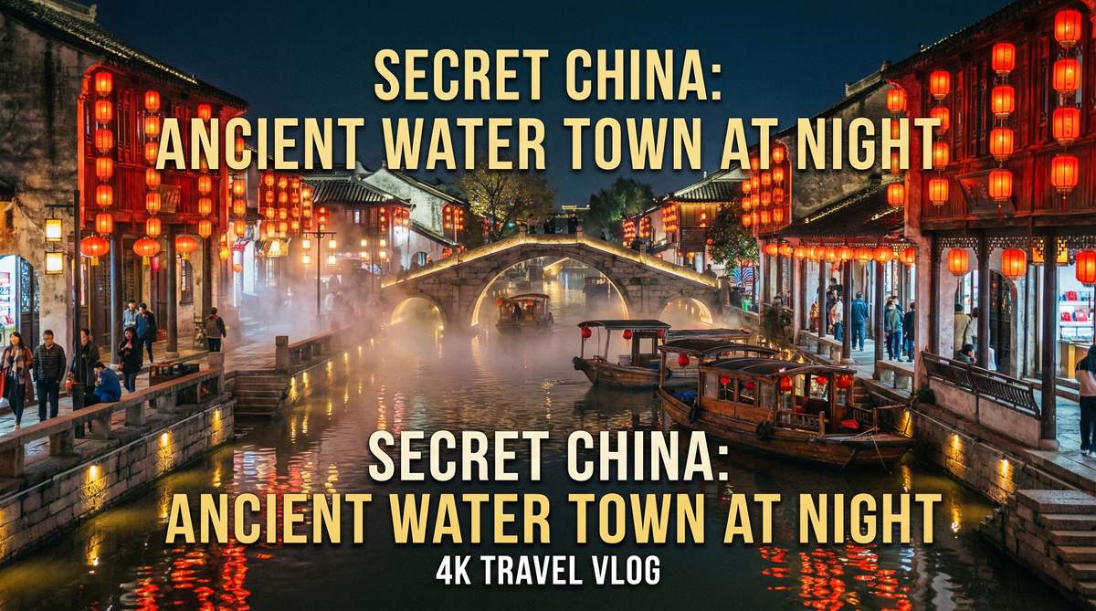 91古镇夜景视频